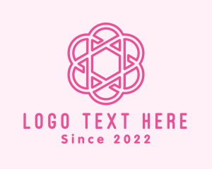 Flower Hexagon Pattern logo