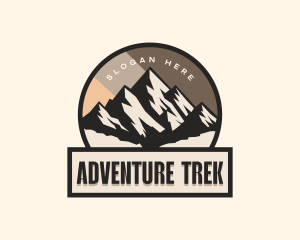 Adventure Mountain Peak logo design