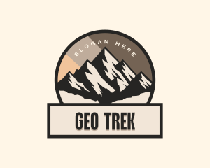 Adventure Mountain Peak logo design