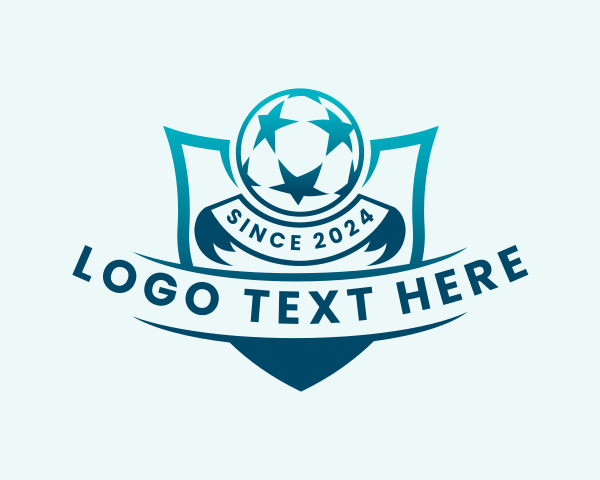 Soccer Ball logo example 3