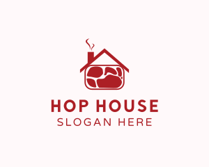 Red Meat House logo design