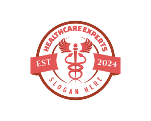 Caduceus Medicine Healthcare logo design