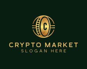 Crypto Digital Coin logo design