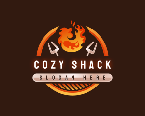 Smoked Grill Roasted Chicken logo design