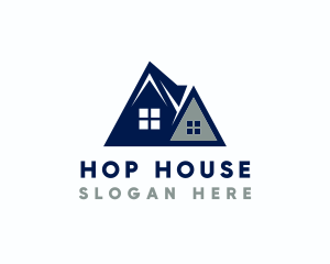 Real Estate Houses logo design