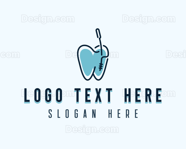 Tooth Dentist Orthodontics Logo