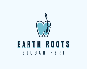 Tooth Dentist Orthodontics logo design