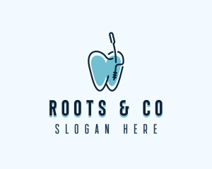 Tooth Dentist Orthodontics logo design