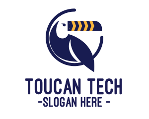 Blue Toucan Arrows logo design