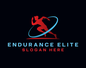 Marathon Running Athlete logo