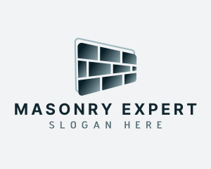 Tile Brick Masonry logo design