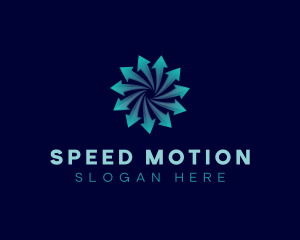 Arrow Trading Motion logo design