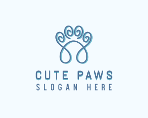 Paw Pet Grooming logo design