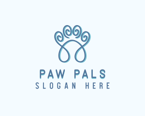 Paw Pet Grooming logo design