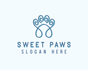 Paw Pet Grooming logo design