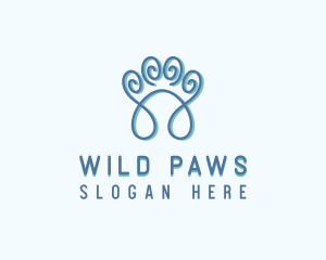 Paw Pet Grooming logo design