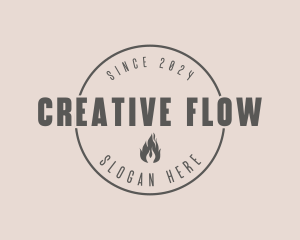 Fire Store Business logo design