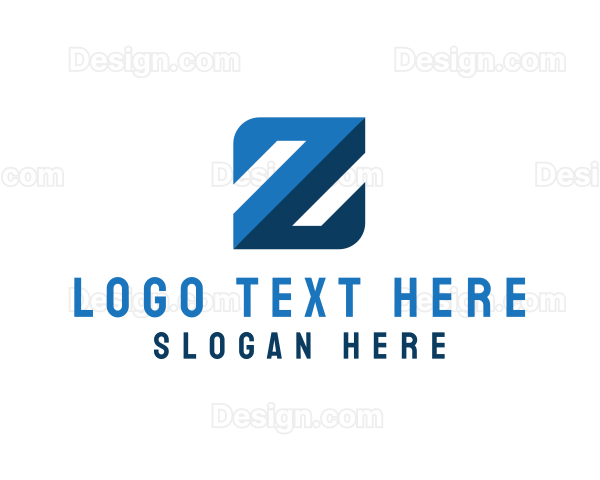 Technology Modern Letter Z Logo