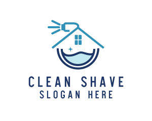 House Cleaning Sanitation logo design