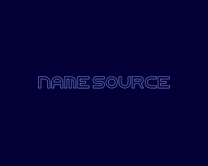Futuristic Digital Techno logo