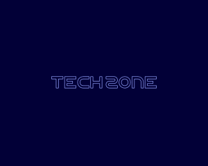 Futuristic Digital Techno logo
