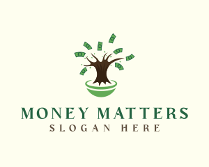 Money Cash Tree logo design