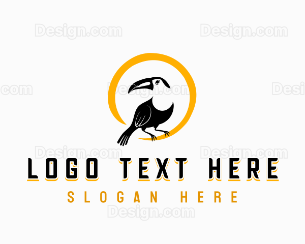 Swoosh Toucan Bird Logo