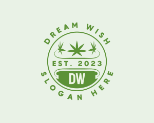 Marijuana Plant Dispensary  logo design