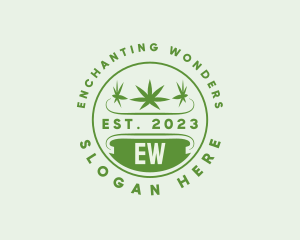 Marijuana Plant Dispensary  logo design