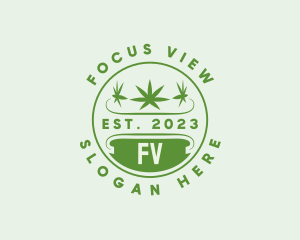 Marijuana Plant Dispensary  logo design