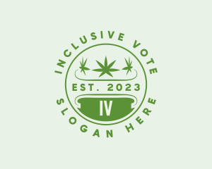 Marijuana Plant Dispensary  logo design