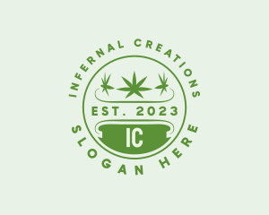 Marijuana Plant Dispensary  logo design