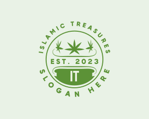 Marijuana Plant Dispensary  logo design