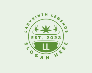 Marijuana Plant Dispensary  logo design