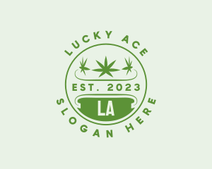 Marijuana Plant Dispensary  logo design