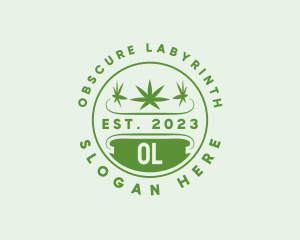 Marijuana Plant Dispensary  logo design