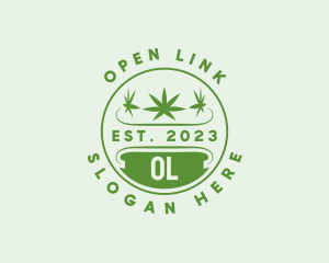 Marijuana Plant Dispensary  logo design