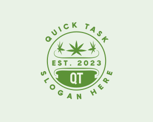 Marijuana Plant Dispensary  logo design