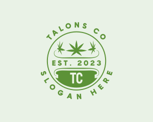 Marijuana Plant Dispensary  logo design