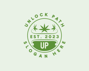 Marijuana Plant Dispensary  logo design