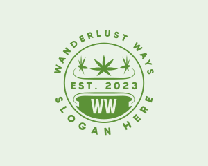 Marijuana Plant Dispensary  logo design