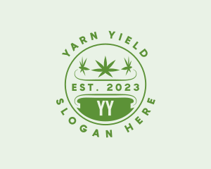 Marijuana Plant Dispensary  logo design