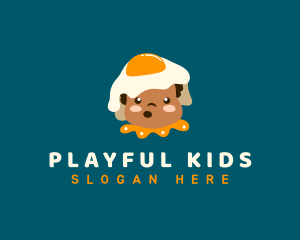 Egg Food Kid logo design