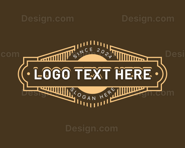 Store Business Hipster Logo