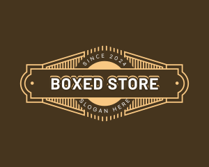 Store Business Hipster logo design