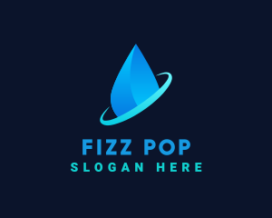 Modern Water Drop logo design