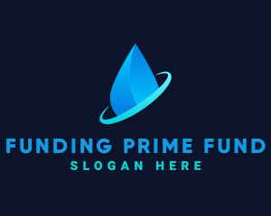 Modern Water Drop logo design