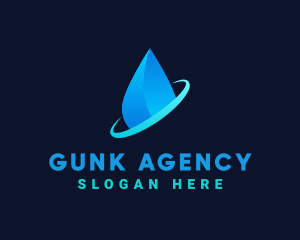 Modern Water Drop logo design