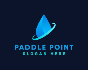 Modern Water Drop logo design