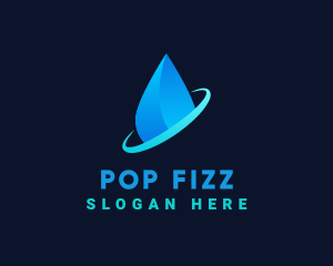 Modern Water Drop logo design